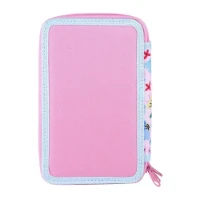 Cerdà Astuccio 3 Zip con Accessori Principesse Disney