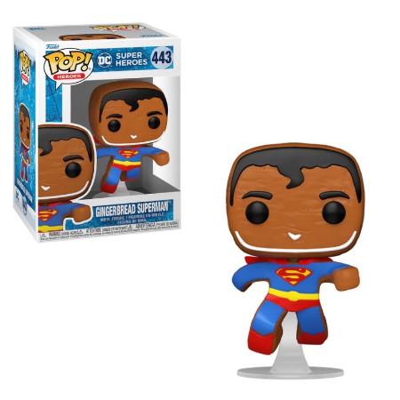 Funko Pop Heroes: Dc Holiday - Superman Pan di Zenzero