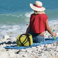 Guzzini Handy Borsa Termica Grande con Tracolla e Contenitore Ermetico	