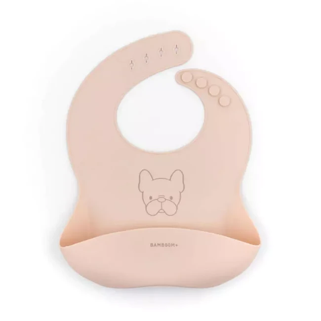 Bamboom Bavaglino in Silicone con Tasca Portaoggetti