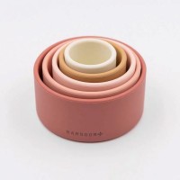 Bamboom Torre di Cubi in Silicone - Rosa