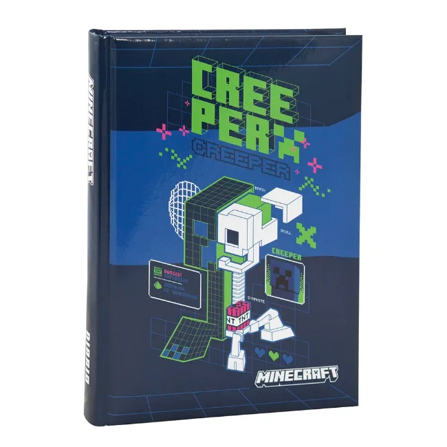 Panini Diario 2023-2024 Comix Minecraft Blu 12 mesi