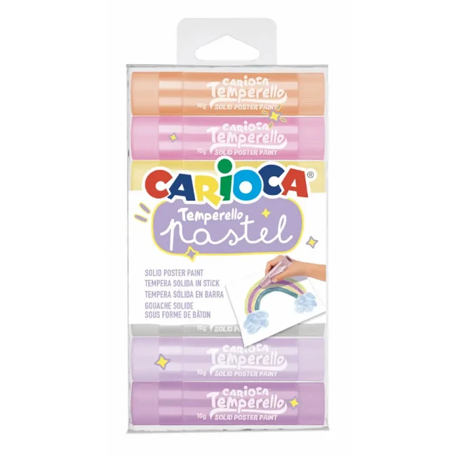 Carioca Temperello Pastel 8 pezzi