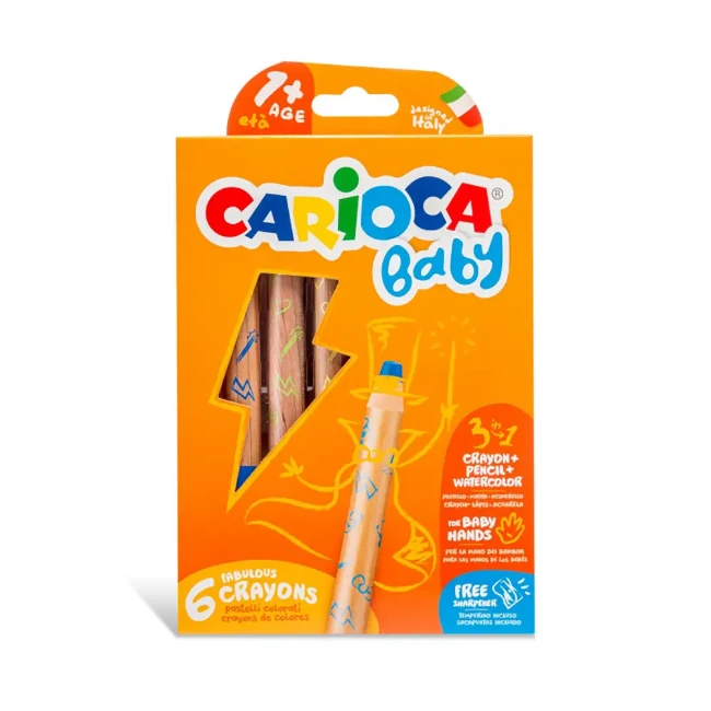Carioca Pastelloni 3in1 e Temperino Baby