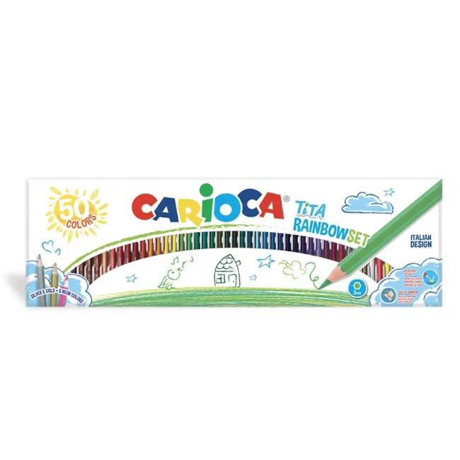 Carioca Matite Tita Rainbow Set 50 pezzi
