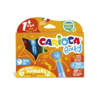 Carioca Pennarelli Teddy Markers Baby 6 pezzi