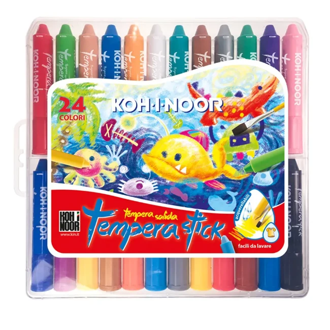 Panini Koh-I-Noor Tempere Solide in Stick 24 pezzi