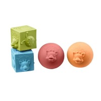 Sophie la Girafe Set di 2 Palline e 2 Cubi So' Pure