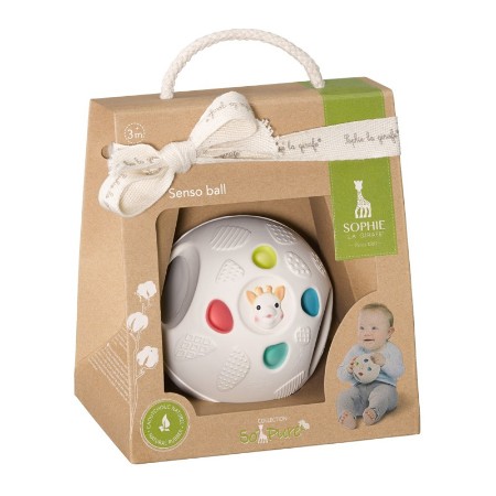 SOPHIE LA GIRAFE JOY Zaino A Sacco Piatto Per Bambini - 26x34 Cm - Facile Da Pulire - Leggero Con Tasca E Chiusura Antistrozzamento - Colore Salmone Pastello