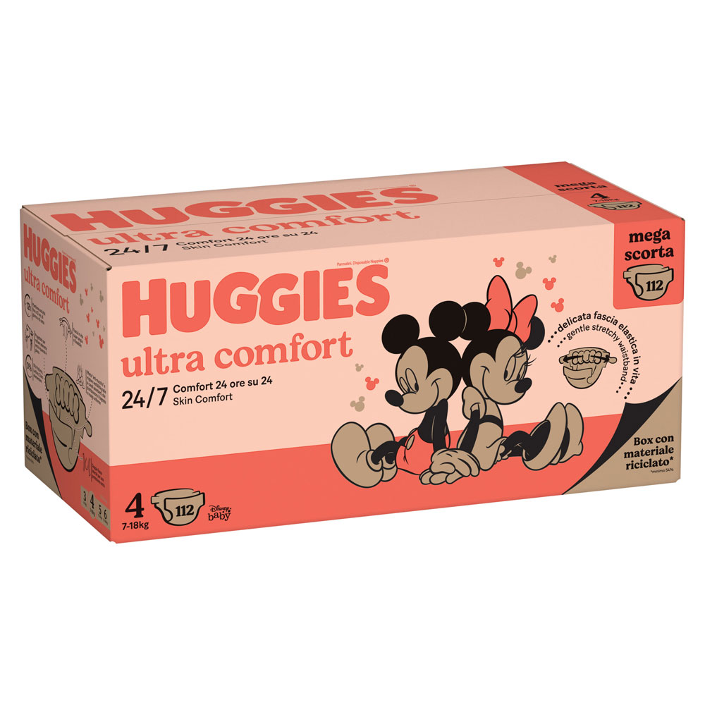 Pampers 4 Huggies Newborn Luiers Maat 2 - 116 Luiers (2x58) Halfmaand Doos Met Winnie De Poeh Design Babyluiers Maat 2 3-6 Kg