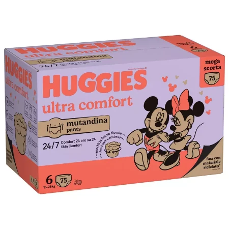 Huggies Mutandina Ultra Comfort 6 Mega Pack 15-25kg - 75 pz