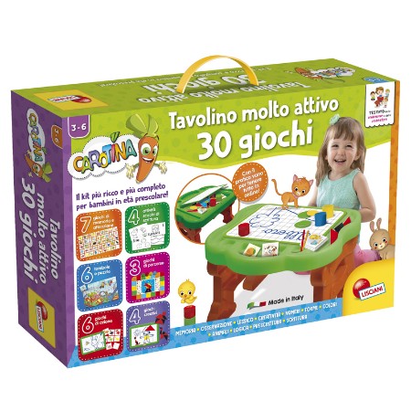 Lisciani Giochi Carotina Tavolino 30 Giochi