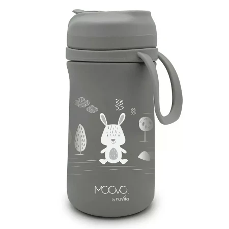 Nuvita Borraccia Bambini Termica in Acciaio - 350ml - Grigio