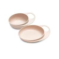 Nuvita Set 2pz Ciotola e Piatto Easy Eating - Pink