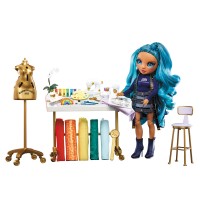 Rainbow High Dream and Design Fashion Studio Playset con Exclusive Blue Skyler Doll
