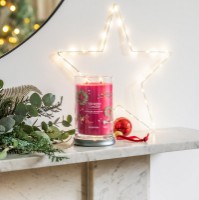 Yankee Candle Signature Candela in Giara Media Sparkling Winterberry 50 Ore