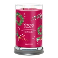 Yankee Candle Signature Candela in Tumbler Grande Sparkling Winterberry 100 Ore