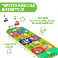 Chicco Tappeto Musicale Interattivo Jump&Fit
