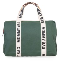 Childhome Borsa Fasciatoio e Borsa Viaggio Mommy Bag con Materassino per Cambio - Verde