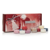 Yankee Candle Confezione Regalo con 10 Candele Tea Light e 1 Porta Candela Tea Light