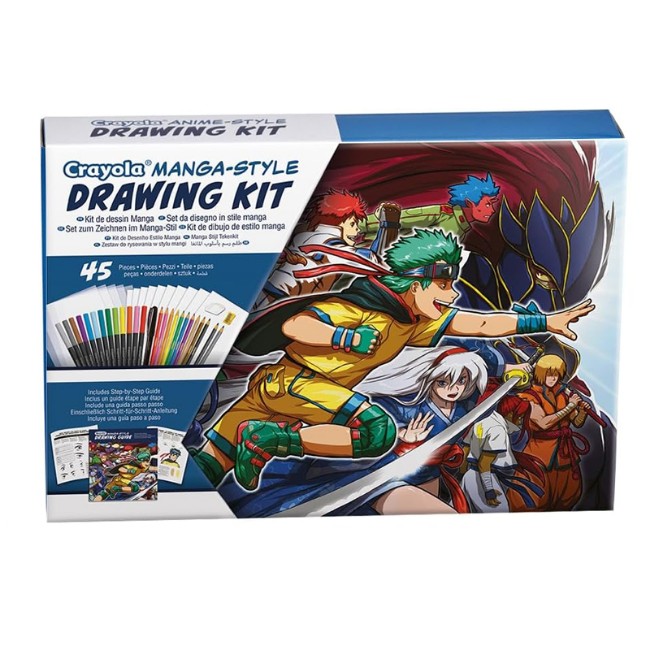 Paniate - Crayola Drawing Kit Impara a Disegnare i tuoi Manga