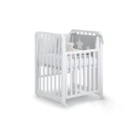 Azzurra Design Lettino Glam Trasformabile con Materasso, Set Piumone, Cuscino e Paracolpi