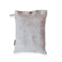 Bamboom Lenzuola e Federa per Culla e Carrozzina 75x100cm - Oyser Grey