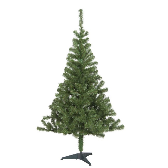 Flora Mini Albero di Natale con Base in Plastica 120 cm
