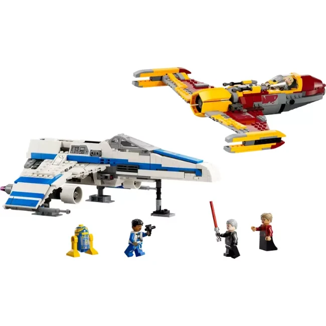 LEGO Star Wars E-Wing della Nuova Repubblica vs. Starfighter di Shin Hati 75364