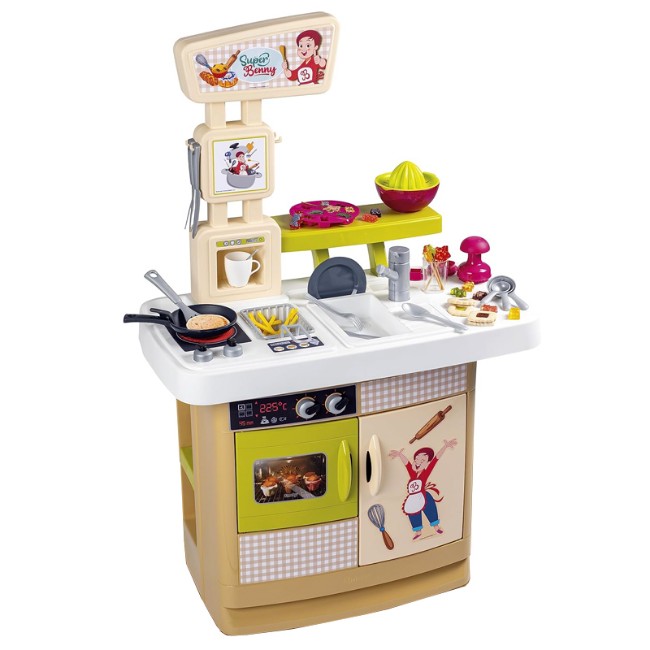 Paniate Smoby Super Benny Cucina delle Delizie con 32 Accessori