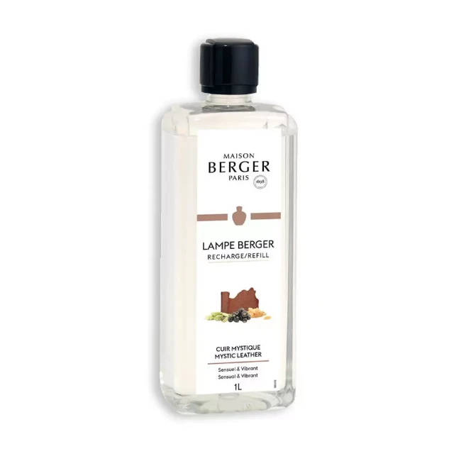 Maison Berger Ricarica per Lampada Catalitica Fragranza Cuir Mystique - 500 ml 