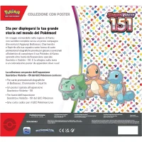 Pokemon Scarlatto e Violetto 151 Collezione Starter con Poster