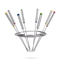 Princess Set Family Fondue per Bourguignonne e Fonduta in Acciaio Inox - 8 Persone