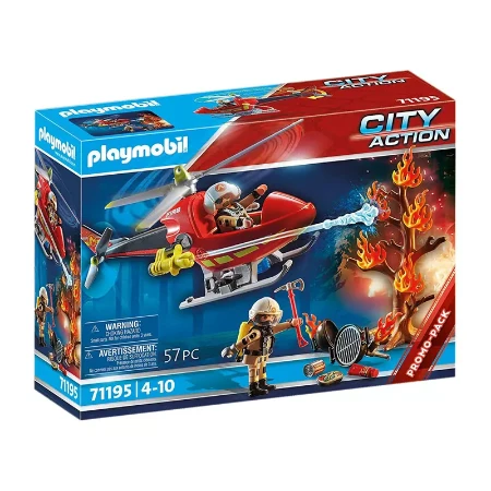 Playmobil City Action Elicottero dei Vigili del Fuoco 71195