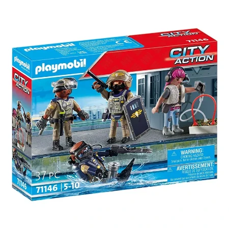 Playmobil City Action Unità Speciale Set 4 Personaggi 71146