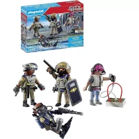 Playmobil City Action Unità Speciale Set 4 Personaggi 71146