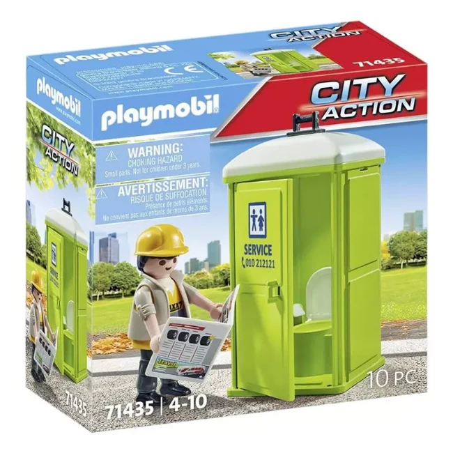Paniate Playmobil City Action Toilette Mobile 71435