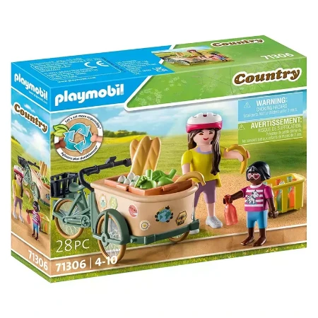 Playmobil Country Contadina con Bicicletta da carico 71306