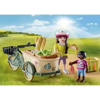 Playmobil Country Contadina con Bicicletta da carico 71306