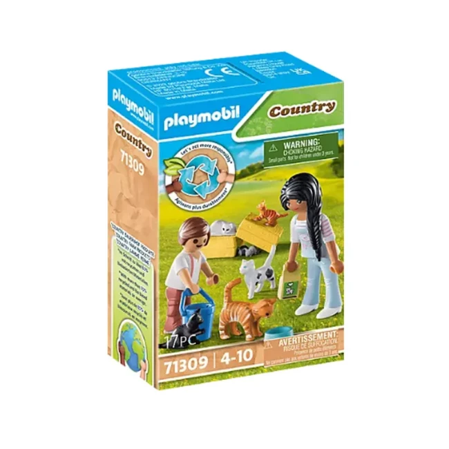 Playmobil Country Famiglia di Gatti 71309
