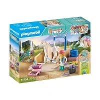 Playmobil Horse World Area di Cura e Lavaggio per Cavalli 71354