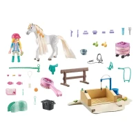 Playmobil Horse World Area di Cura e Lavaggio per Cavalli 71354