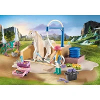 Playmobil Horse World Area di Cura e Lavaggio per Cavalli 71354