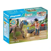 Playmobil Horse World Maniscalco con Cavallo 71357