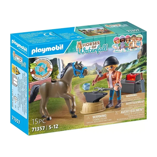 Playmobil Horse World Maniscalco con Cavallo 71357