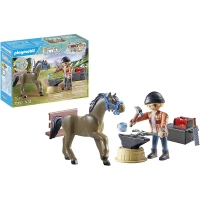 Playmobil Horse World Maniscalco con Cavallo 71357