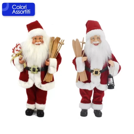 Babbo Natale con Carillon 45 cm - colori assortiti