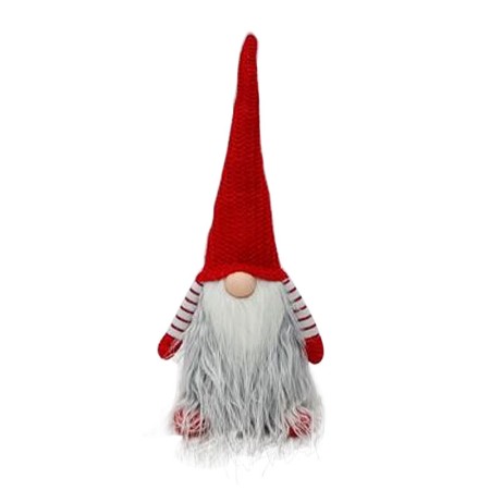 Gnomo di Natale con Cappello di Lana - 40 cm 