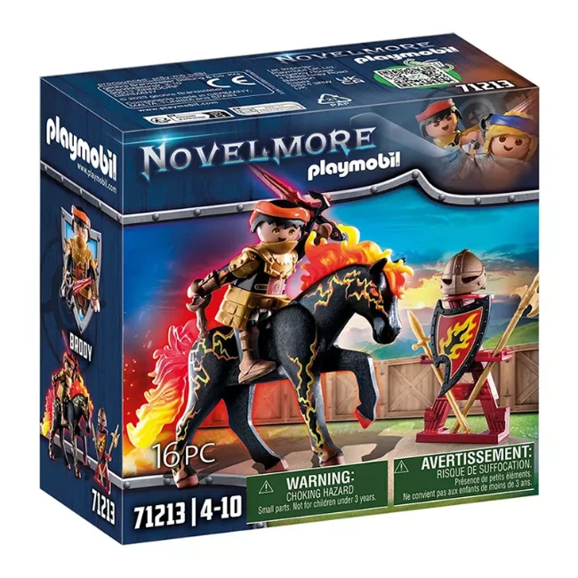 Playmobil Novelmore Guerrieri di Burnham - Cavaliere di Fuoco 71213