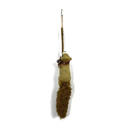 Scoiattolo Appendino Natalizio con Vischio - 48 cm